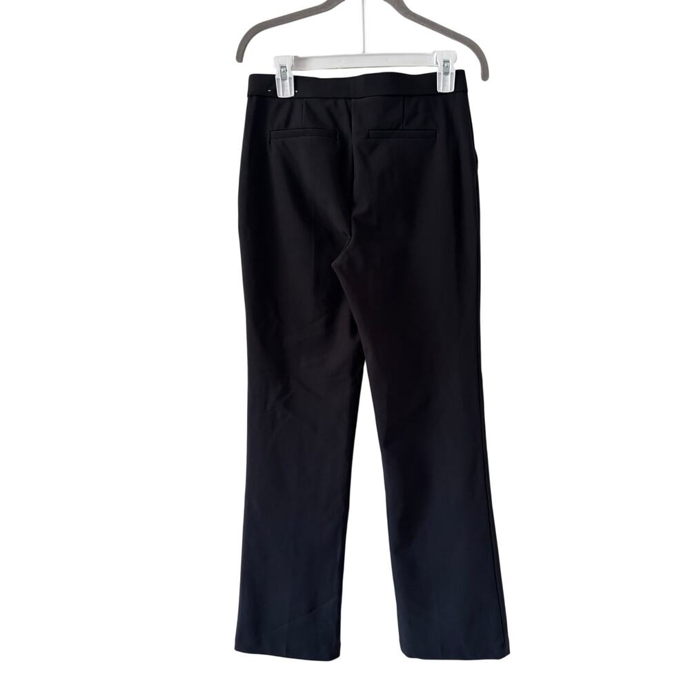 J&L Atelier Black Pull On Dress Pants Women XS Straight Leg Stretch Career Work - Picture 8 of 8